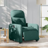 Sillón reclinable eléctrico tela verde oscuro 1