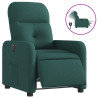 Sillón reclinable eléctrico tela verde oscuro 2