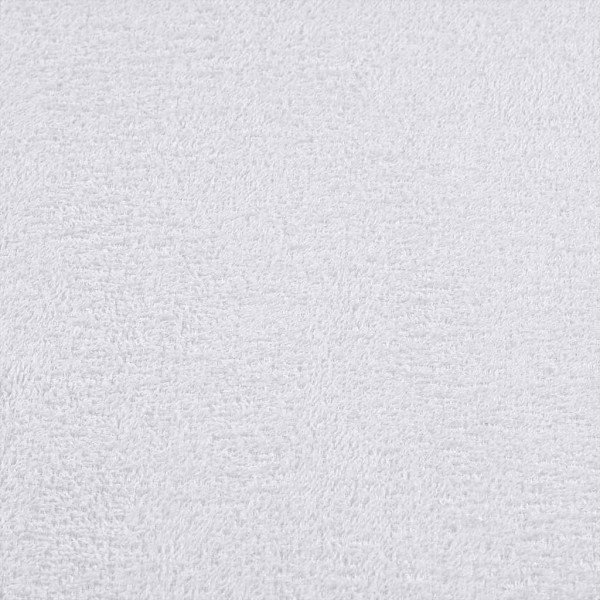 Juego de toallas 12 piezas 100% algodón blanco 360 gsm M 5