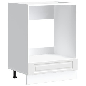 Mueble de horno Porto blanco madera reconstituida H