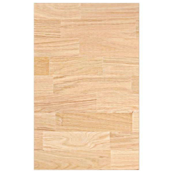 Encimera de cocina rectangular madera maciza roble M 2