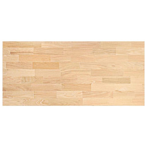 Encimera de cocina rectangular madera maciza roble H