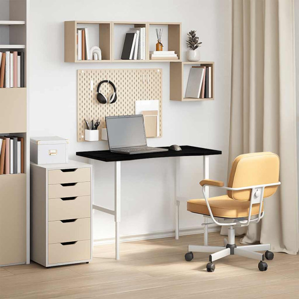 Tablero escritorio 100x50x2.5cm rectangular madera maciza roble M 3