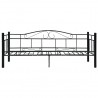 Estrutura sofá-cama 90x200 cm metal preto 3