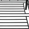 Estrutura sofá-cama 90x200 cm metal preto 5