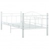 Estrutura sofá-cama 90x200 cm metal branco 2