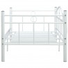 Estrutura sofá-cama 90x200 cm metal branco 3