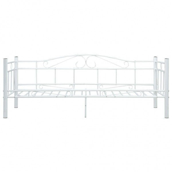 Estrutura sofá-cama 90x200 cm metal branco M 4