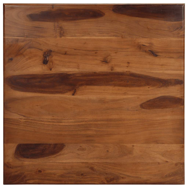 Mesa de comedor madera maciza de acacia 80x80x77 cm M 4