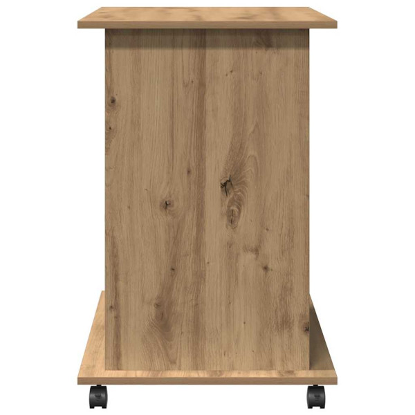 Mesa ordenador madera contrachapada roble artesanal 80x50x75cm M 5