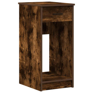 Torre de ordenador con cajón roble ahumado 35x45x77 cm H