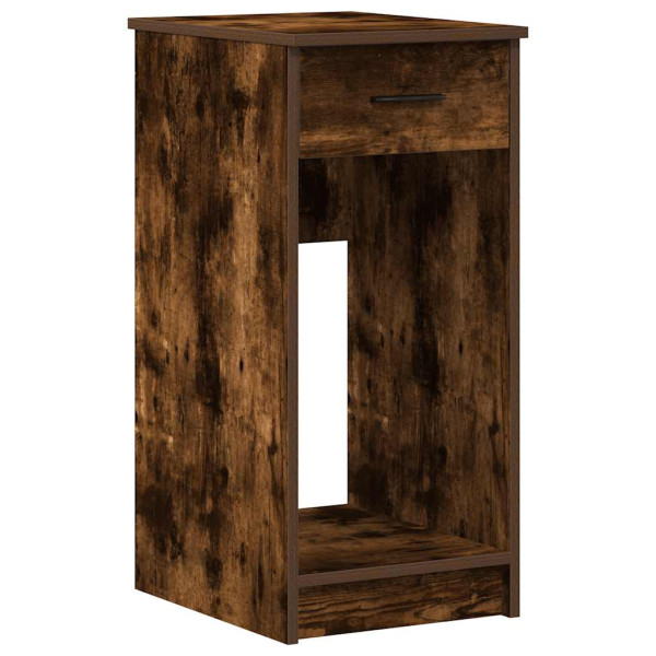 Torre de ordenador con cajón roble ahumado 35x45x77 cm M 2