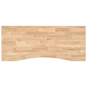 Tablero escritorio rectangular madera maciza roble sin tratar H