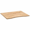 Tablero escritorio rectangular madera maciza roble sin tratar 4