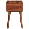 Mesa auxiliar madera maciza acacia 45x30x45 cm 4