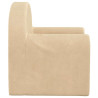 Sofá infantil de felpa suave color crema 4