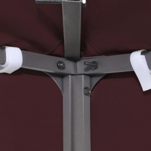 Toldo de cenador burdeos 310 g/m² 3x3 m H