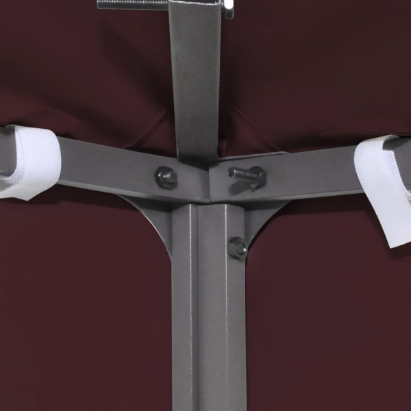 Toldo de cenador burdeos 310 g/m² 3x3 m M 2