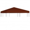 Toldo de cenador terracota 310 g/m² 3x3 m 1