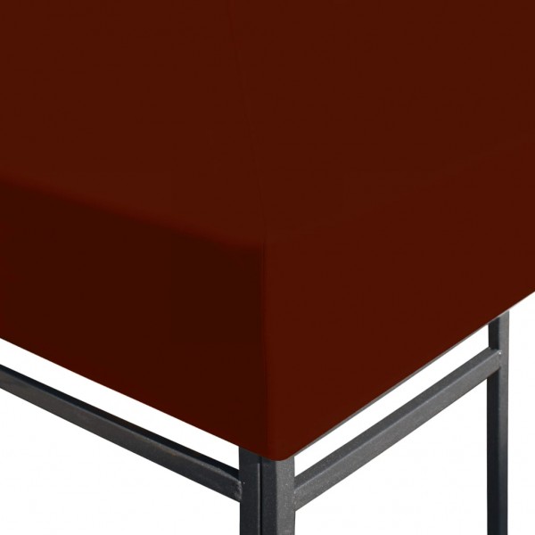 Cobertura de gazebo 310 g/m² 3x3 m terracota M 5
