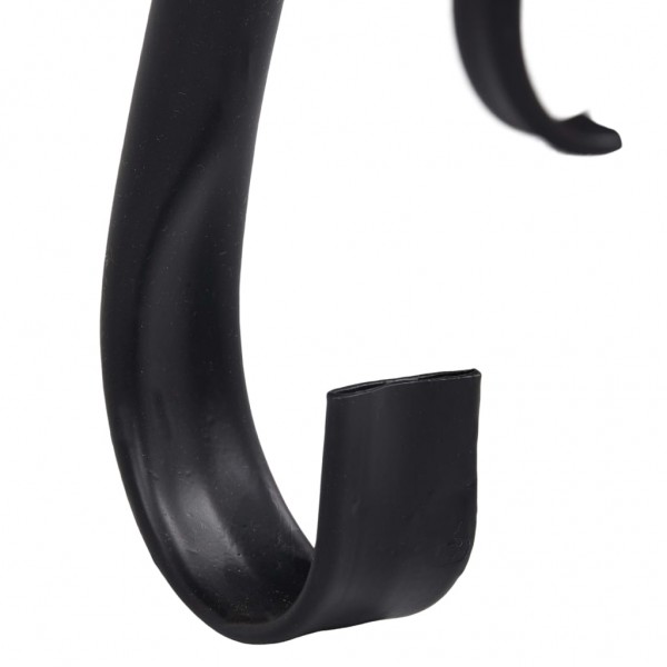 Mesa braseira em mosaico 68 cm cerâmica preto e branco M 4