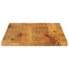 Tablero de mesa rectangular madera maciza mango 100x70x2.5 cm 4