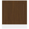 Panel para lavavajillas Porto madera contrachapada roble marrón 4