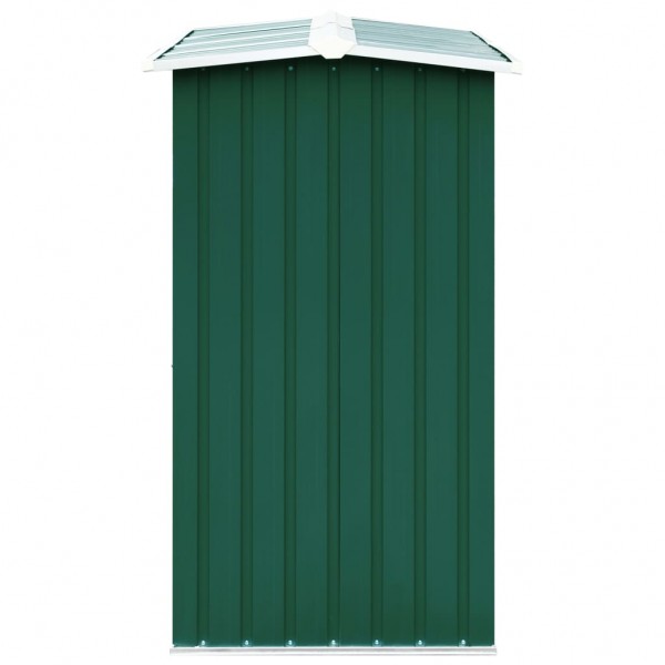 Abrigo para arrumação de troncos aço 172x91x154 cm verde M 4