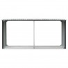 Abrigo jardim p/ arrumação troncos aço 330x92x153cm antracite 3