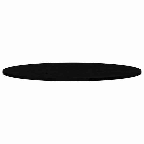 Tampo de mesa 100x50x2 cm carvalho maciça oval castanho-escuro M 5