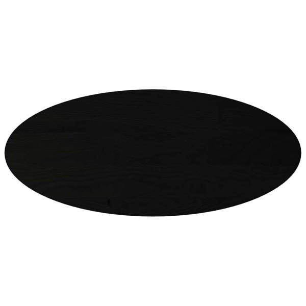 Tampo de mesa 140x60x2 cm carvalho maciça oval castanho-escuro M 2