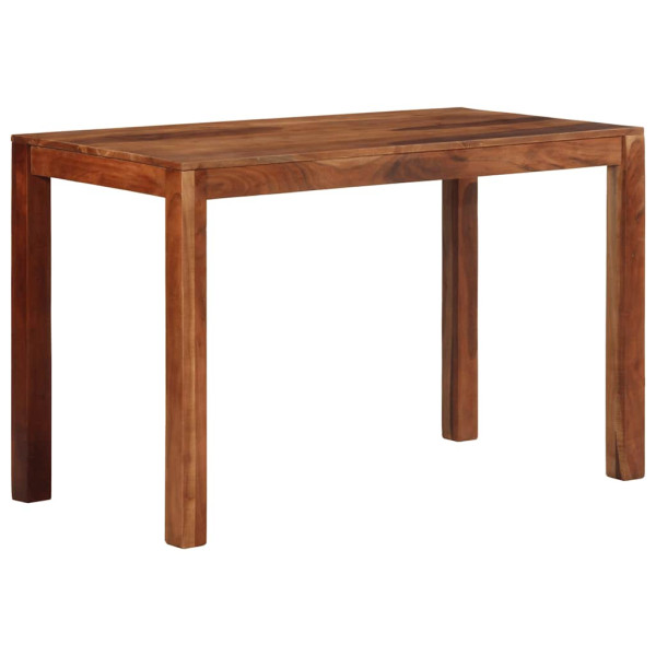 Mesa de comedor madera maciza 120x60x76 cm acacia D