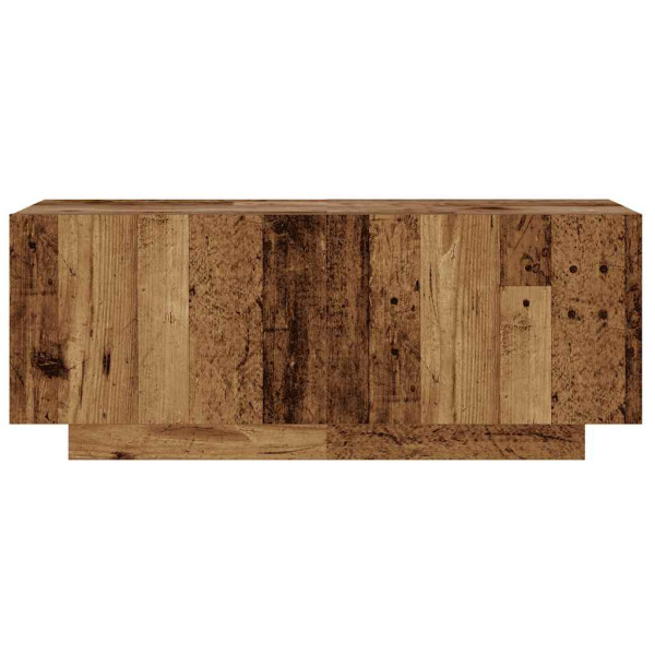 Mesita de noche madera contrachapada madera vieja 100x35x40 cm M 4