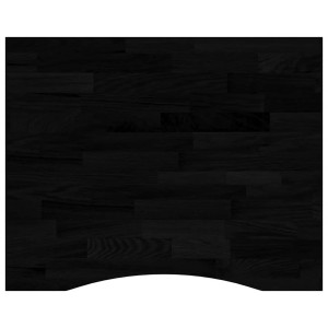 Tampo de mesa retangular 100x80x2.5 cm carvalho castanho-escuro H