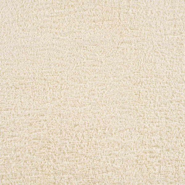 Toallas invitados 10 uds 100% algodón crema 30x50 cm 360 gsm M 5