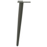 Pés para mesa de centro formato cônico 4 peças antracite 42-43 cm aço 5