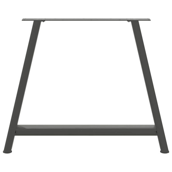 Pés para mesa de jantar em formato A. 2 peças. antracite. 100x(72-73) cm. aço M 5