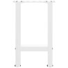 Patas de mesa de centro acero blanco 2 uds 38x(42-43) cm 5