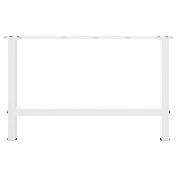 Patas de mesa de centro acero blanco 2 uds 70x(42-43) cm M 5