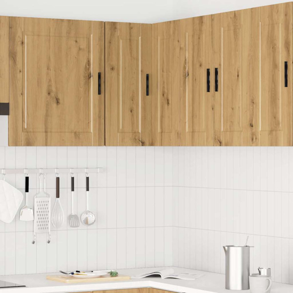 Mueble de cocina esquina pared Porto roble artesanal M 3