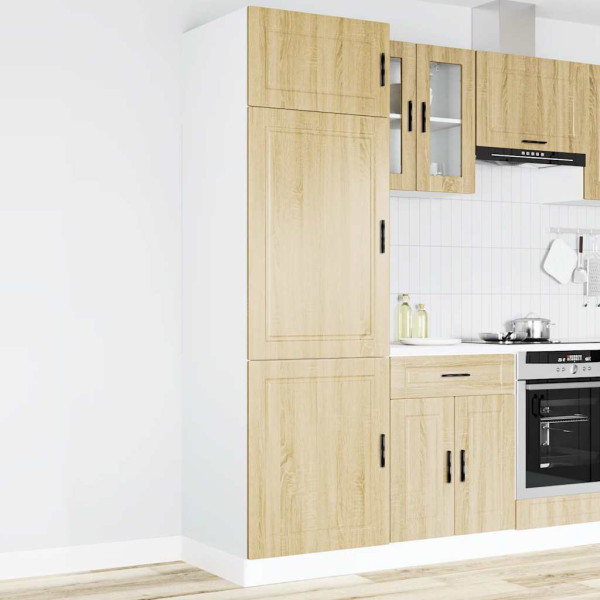 Mueble de cocina Porto de madera contrachapada roble sonoma D