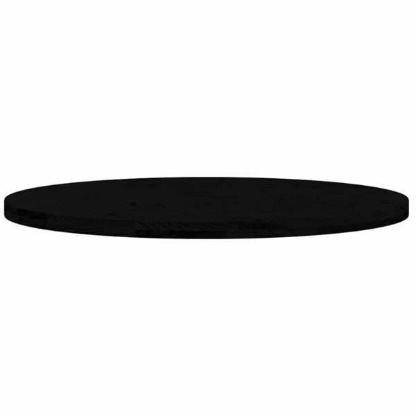Tampo de mesa 100x50x4 cm carvalho maciça oval castanho-escuro M 5