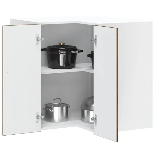 Mueble de cocina esquina pared Porto roble ahumado D