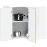 Mueble cocina esquina pared Porto roble sonoma 1