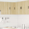 Mueble cocina esquina pared Porto roble sonoma 3
