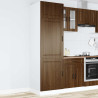 Mueble de cocina Porto de madera contrachapada roble marrón 1