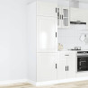 Mueble de cocina Porto madera contrachapada blanco brillante 1