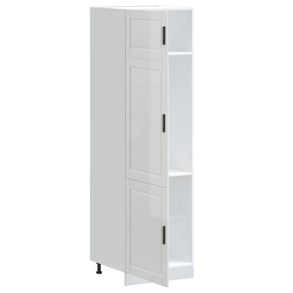 Mueble de cocina Porto madera contrachapada blanco brillante M 4