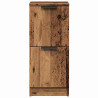 Aparador madera de ingeniería madera envejecida 30x30x70 cm 5