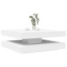Mesa de centro giratoria 360 grados blanco 90x90x34.5 cm 1